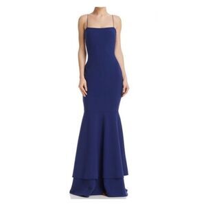 LIKELY Navy Aurora Mermaid Gown